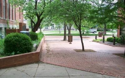 In Commemoration of the College of Emporia Markers & Bell. Click for full size. In Commemoration of the College of Emporia Markers & Bell image. Click for full size.