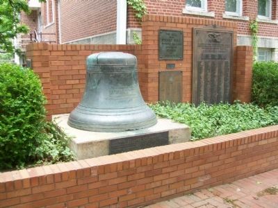 College of Emporia World Wars Memorial Markers. Click for full size. College of Emporia World Wars Memorial Markers image. Click for full size.
