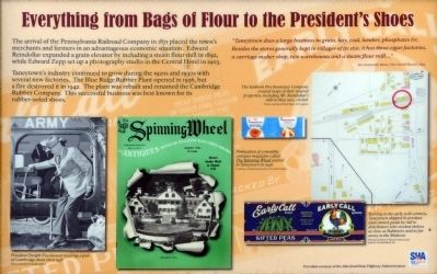 Everything from Bags of Flour to the President's Shoes Marker. Click for full size. Everything from Bags of Flour to the President's Shoes Marker image. Click for full size.