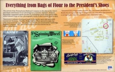 Everything from Bags of Flour to the President's Shoes Marker image. Click for full size.