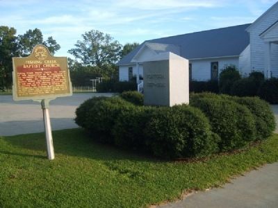 Fishing Creek Baptist Church Marker image. Click for full size.