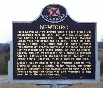 Newburg Marker image. Click for full size.