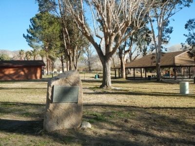 Morongo Indian Village Marker. Click for full size. Morongo Indian Village Marker image. Click for full size.