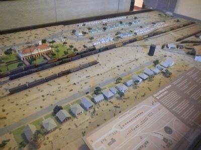 Diorama of Kelso during World War II. Click for full size. Diorama of Kelso during World War II image. Click for full size.