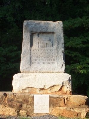Andrew Jackson Birthplace Marker image. Click for full size.