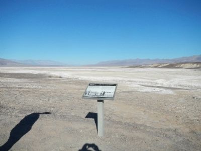Death Valley where borax was mined. image. Click for full size.