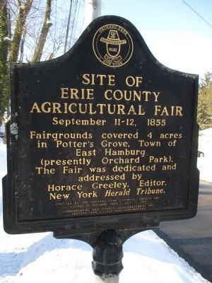 Site of Erie County Agricultural Fair Marker image. Click for full size.