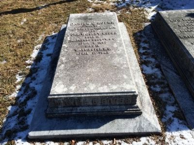 Daniel Calhoun Roper grave in Rock Creek Cemetery, Washington D.C. image. Click for full size.