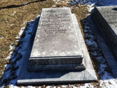 Daniel Calhoun Roper grave in Rock Creek Cemetery, Washington D.C.. Click for full size. Daniel Calhoun Roper grave in Rock Creek Cemetery, Washington D.C. image. Click for full size.