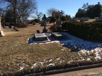 Wide view of Daniel Calhoun Roper grave in Rock Creek Cemetery, Washington D.C. image. Click for full size.