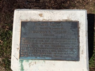 Grant Circle Marker image. Click for full size.