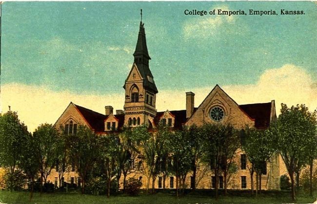 <i>College of Emporia, Emporia, Kansas.</i>: Stuart Hall image. Click for full size.