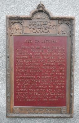 Men of Letters Marker (English) image. Click for full size.