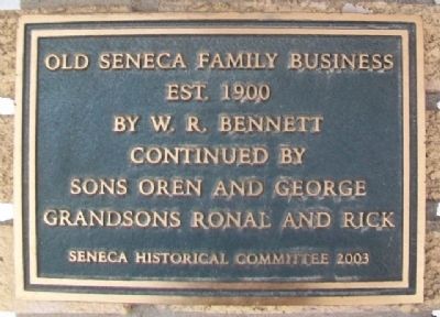 Bennett's Barber Shop Marker. Click for full size. Bennett's Barber Shop Marker image. Click for full size.