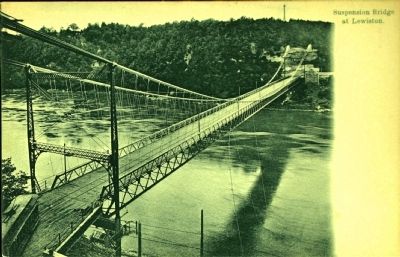 <i>Suspension Bridge at Lewiston.</i> image. Click for full size.