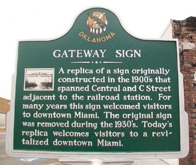 Gateway Sign Marker image. Click for full size.