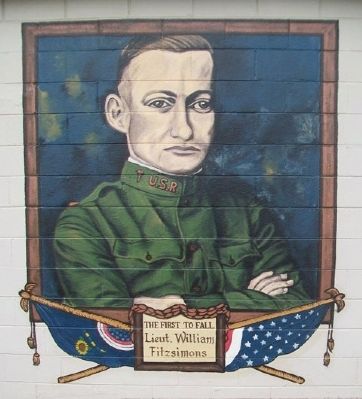 Lieut. William Fitzsimons Mural image. Click for full size.