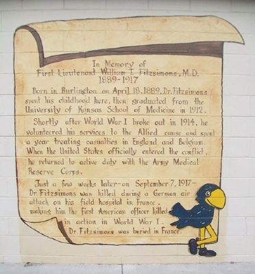 Lieut. William Fitzsimons Mural image. Click for full size.