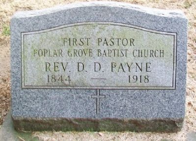 Rev. D. D. Payne Marker image. Click for full size.