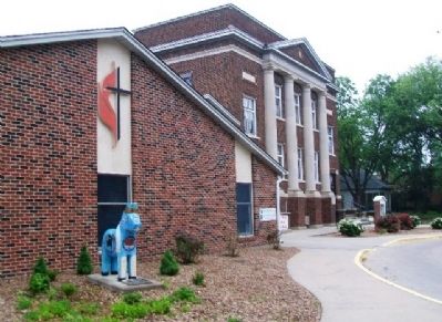 "Methodist Mare" at Trinity United Methodist Church. Click for full size. "Methodist Mare" at Trinity United Methodist Church image. Click for full size.