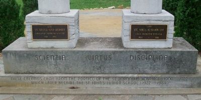 St. Barnabus Hospital Portico Columns Markers. Click for full size. St. Barnabus Hospital Portico Columns Markers image. Click for full size.