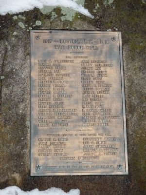 Boston, N.Y. War Honor Roll Memorial. Click for full size. Boston, N.Y. War Honor Roll Memorial image. Click for full size.