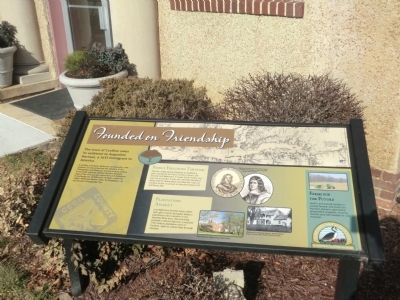 Founded on Friendship Marker. Click for full size. Founded on Friendship Marker image. Click for full size.