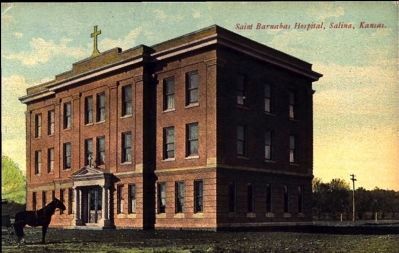 <i>Saint Barnabas Hospital, Salina, Kansas</i>. Click for full size. <i>Saint Barnabas Hospital, Salina, Kansas</i> image. Click for full size.