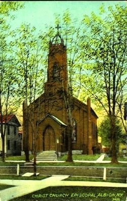 <i>Christ Church Episcopal, Albion, N. Y.</i> image. Click for full size.