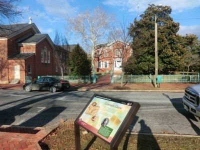 Common Cause Marker with the Kent County Courthouse in the background. Click for full size. Common Cause Marker with the Kent County Courthouse in the background image. Click for full size.