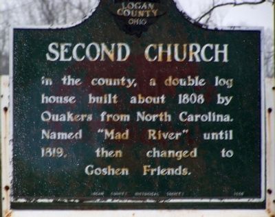 Second Church/ First School Marker image. Click for full size.