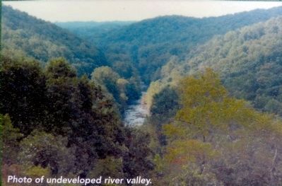Photo of undeveloped river valley. image. Click for full size.