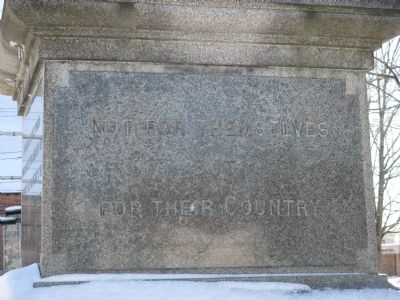 Left Inscription (North Side). Click for full size. Left Inscription (North Side) image. Click for full size.