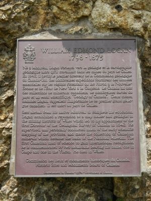 William Edmond Logan Marker. Click for full size. William Edmond Logan Marker image. Click for full size.