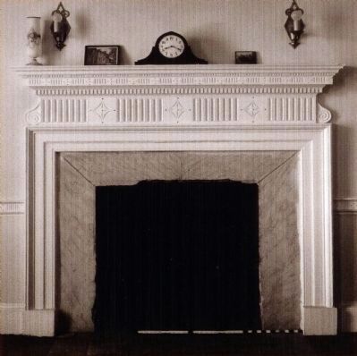 Mantel in the Main Parlor 1936 image. Click for full size.