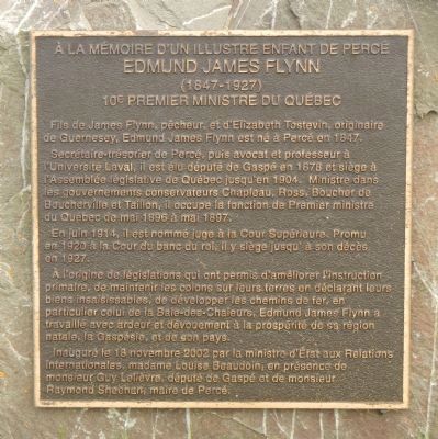 Edmund James Flynn Marker. Click for full size. Edmund James Flynn Marker image. Click for full size.