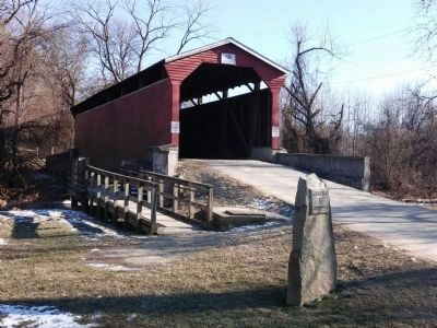 Foxcatcher Farm Covered Bridge. Click for full size. Foxcatcher Farm Covered Bridge image. Click for full size.