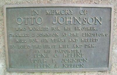 Otto Johnson Memorial Marker image. Click for full size.