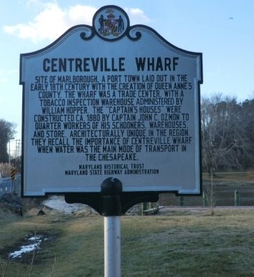 Centreville Wharf Marker image. Click for full size.