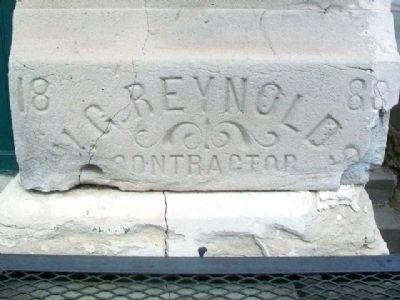 McPherson Opera House Date Stone. Click for full size. McPherson Opera House Date Stone image. Click for full size.