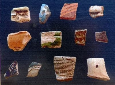 English and German earthenware and stoneware<br>1600 and 1700s. Click for full size. English and German earthenware and stoneware<br>1600 and 1700s image. Click for full size.