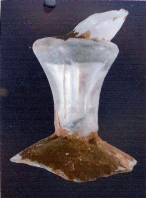 Wine Glass<br>Base and Stem<br>Late 1600s. Click for full size. Wine Glass<br>Base and Stem<br>Late 1600s image. Click for full size.