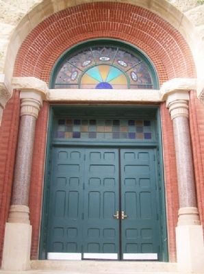 McPherson Opera House South Doorway. Click for full size. McPherson Opera House South Doorway image. Click for full size.