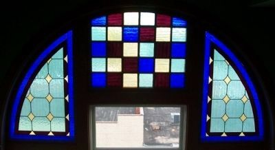 McPherson Opera House Window. Click for full size. McPherson Opera House Window image. Click for full size.