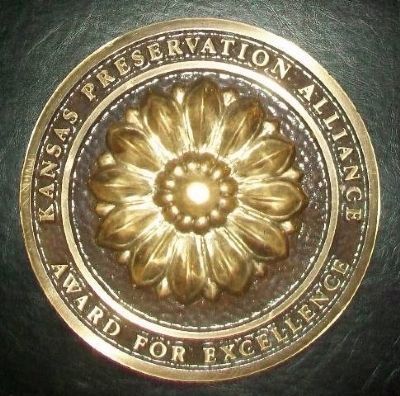 McPherson Opera House Award. Click for full size. McPherson Opera House Award image. Click for full size.