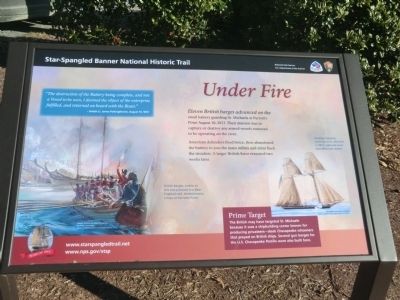 Under Fire Marker. Click for full size. Under Fire Marker image. Click for full size.