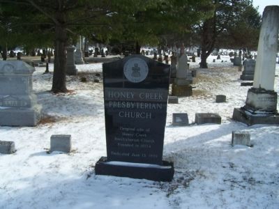 Honey Creek Presbyterian Marker. Click for full size. Honey Creek Presbyterian Marker image. Click for full size.