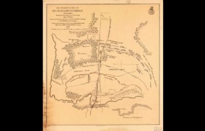 Map of the Big Black River Bridge Battlefield image. Click for full size.