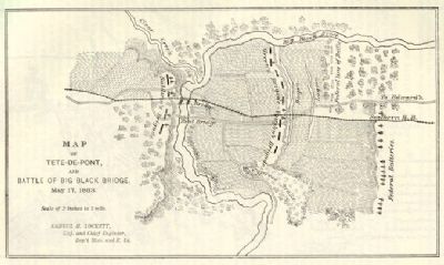 Map of Tete-de-Pont and Battle of Big Black River Bridge. Click for full size. Map of Tete-de-Pont and Battle of Big Black River Bridge image. Click for full size.