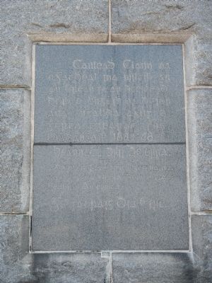 Memorial Tablet on the The Celtic Cross (Gaelic) image. Click for full size.